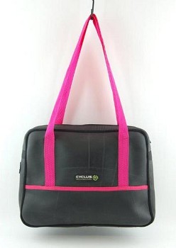 handtas  Viajerita, met accenten in fuchsia